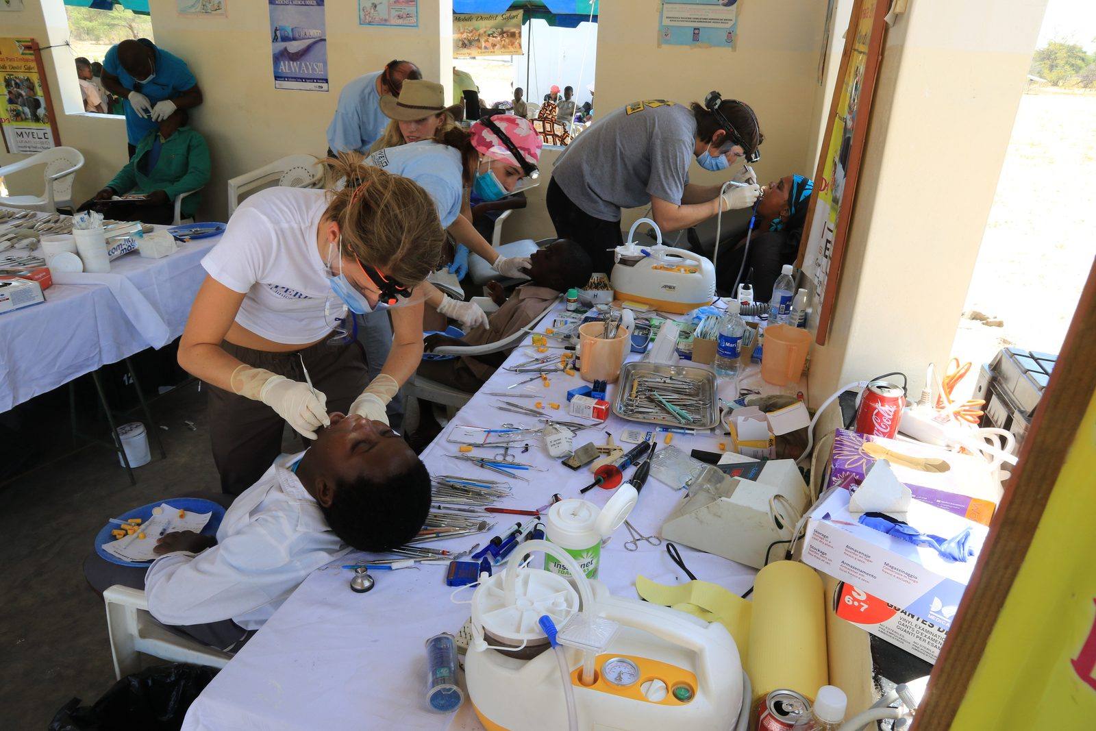 Il reparto di conservativa alla Kapane Clinic, 9 novembre 2015