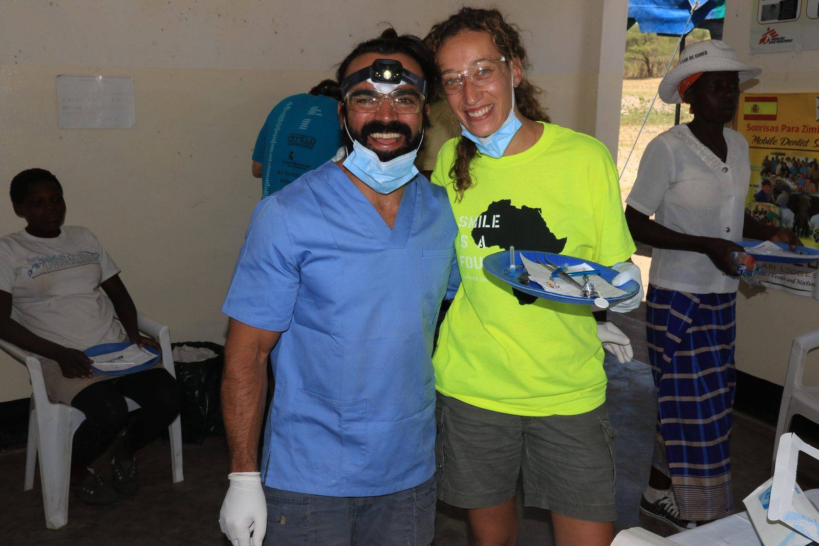 Sergio e Natalia alla Kapane Clinic, 9 novembre 2015